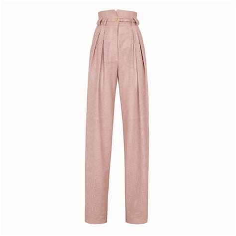 pink fendi pants|fendi pantsuit.